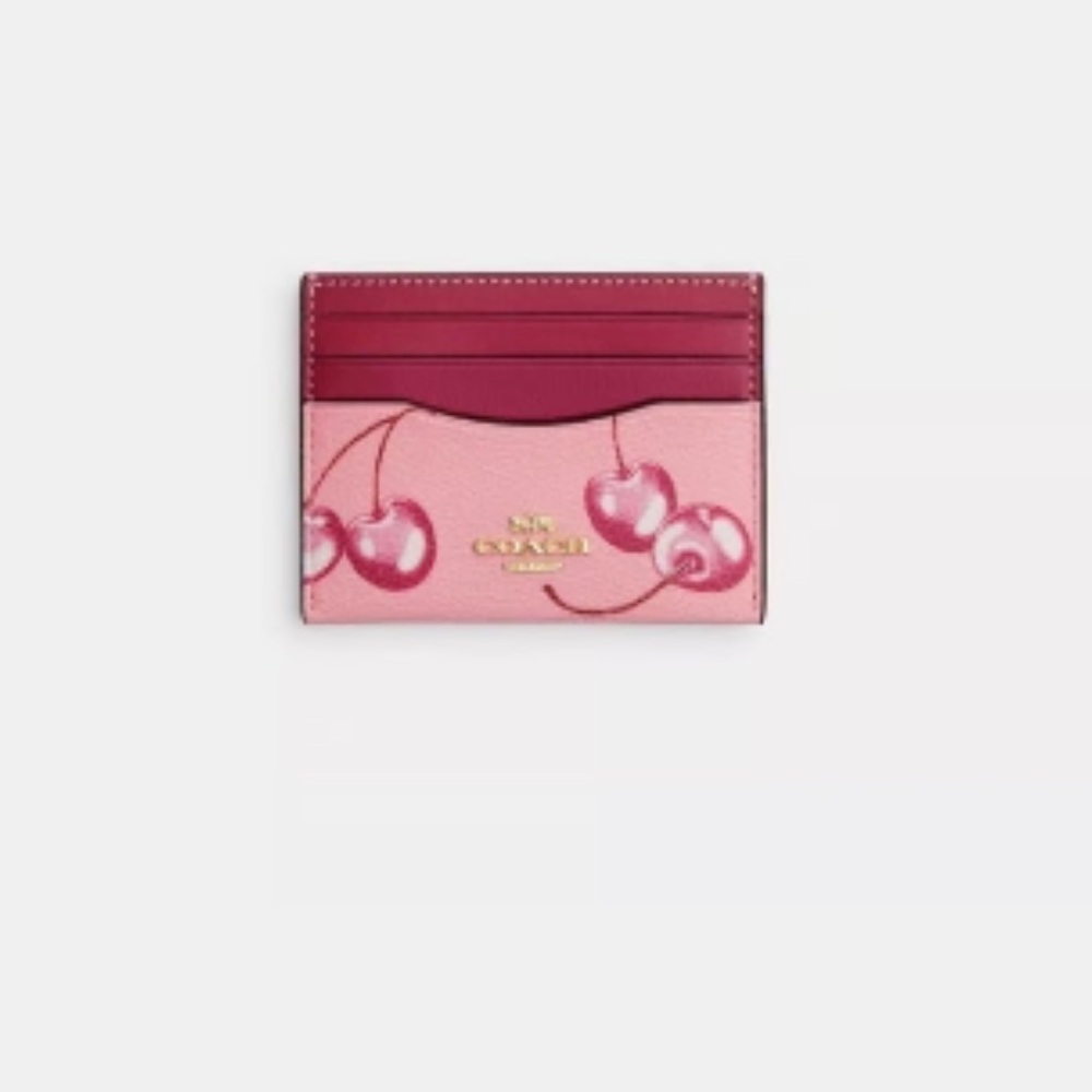 Coach Cherry Card Case